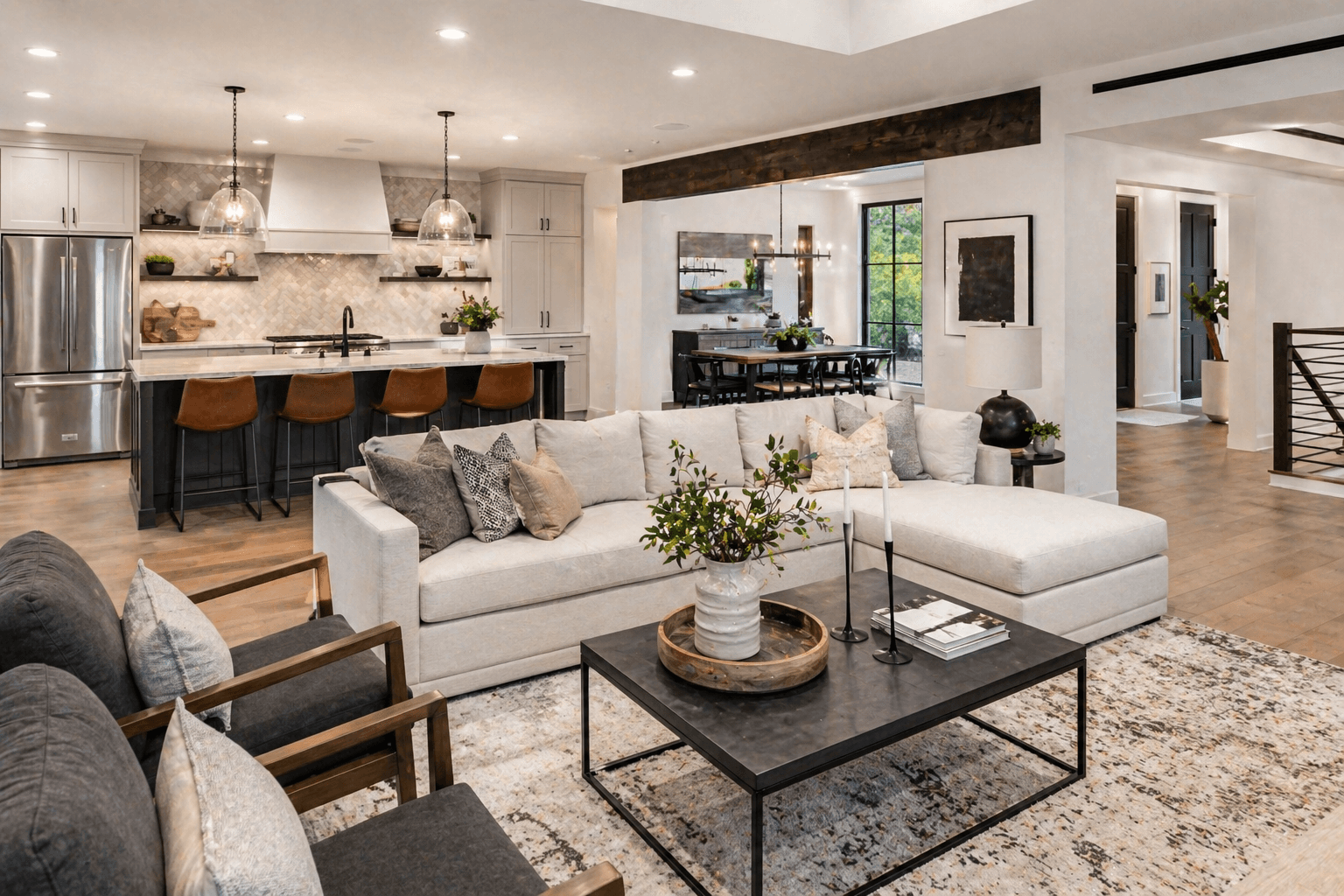 Modern interior remodeling project