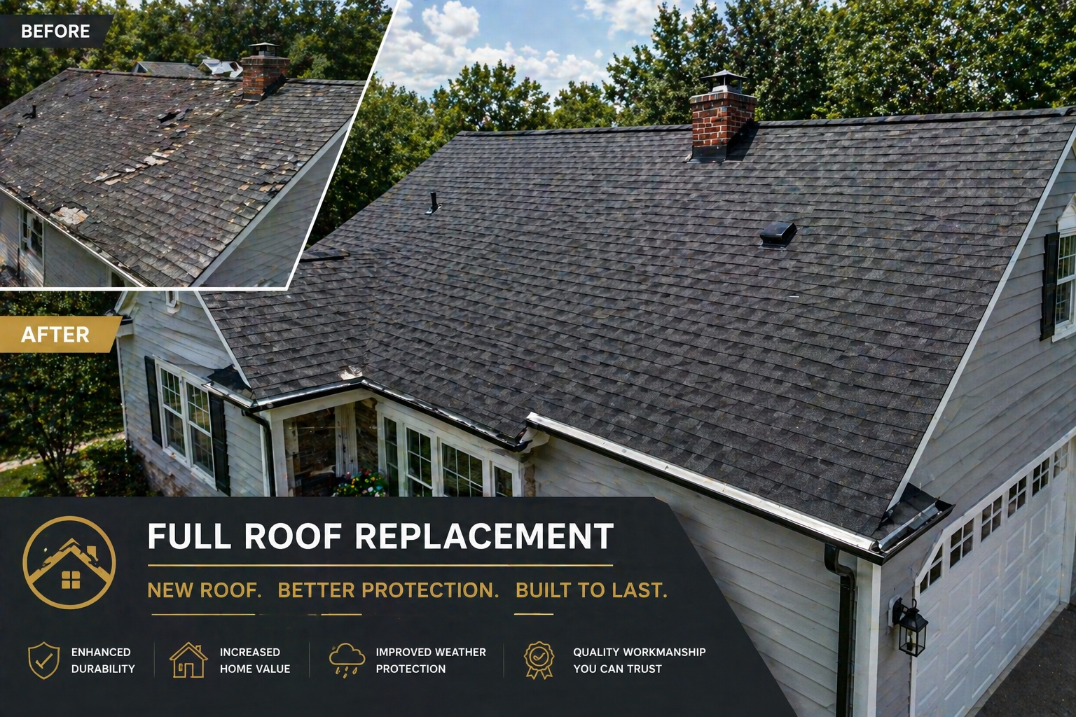Full roof replacement project placeholder